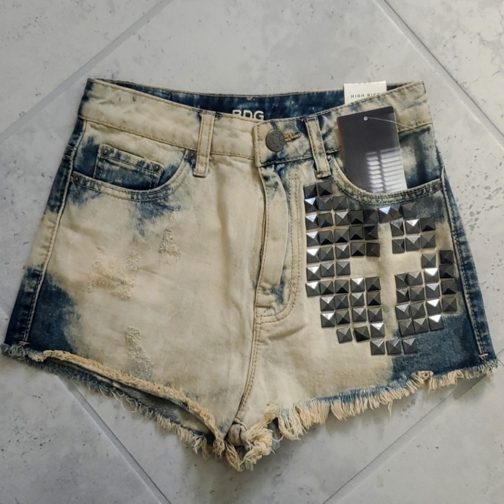 BDG size 24 high rise cheeky denim shorts